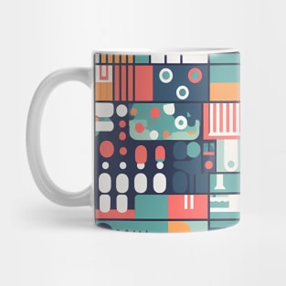 Mental imagery - Abstract Mindset Seamless Pattern Mug